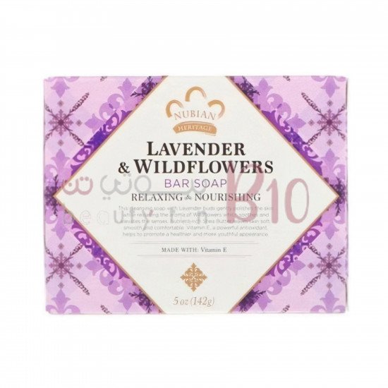 صابون بالخزامى والزهور البرية من نوبيان هيريتج - 142 جم صابون بالخزامى والزهور البرية من نوبيان هيريتج - 142 جم