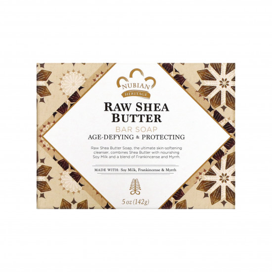 صابون زبدة الشيا الخام من نوبيان هيريتج - 142 جم صابون زبدة الشيا الخام من نوبيان هيريتج - 142 جم