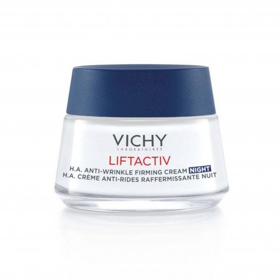 فيشي ليفتاكتيف اتش.ايه. عناية ليلية مضادة للتجاعيد وشد البشرة لجميع أنواع البشرة