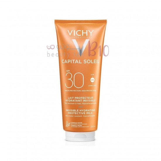 حليب فيشي كابيتال سوليل المرطب للحماية من أشعة الشمس SPF30 للوجه والجسم 300 مل حليب فيشي كابيتال سوليل المرطب للحماية من أشعة الشمس SPF30 للوجه والجسم 300 مل