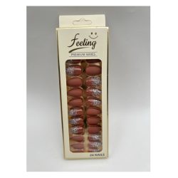 Artificial nails self adhesive 24 nails
