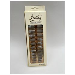 Artificial nails self adhesive 24 nails