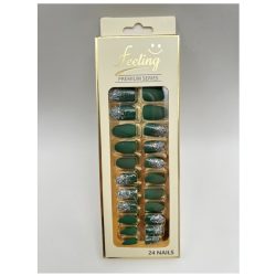 Artificial nails self adhesive 24 nails