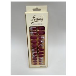 Artificial nails self adhesive 24 nails