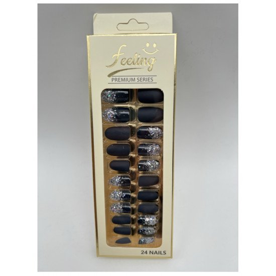 اظافر صناعية قليتر بلاصق ذاتي 24 ظفر