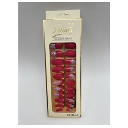 Artificial nails self adhesive 24 nails