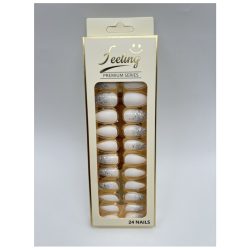 Artificial nails self adhesive 24 nails