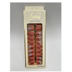 Artificial nails self adhesive 24 nails