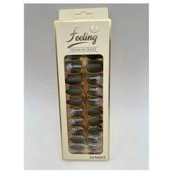Artificial nails self adhesive 24 nails
