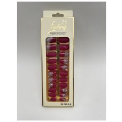 Artificial nails self adhesive 24 nails
