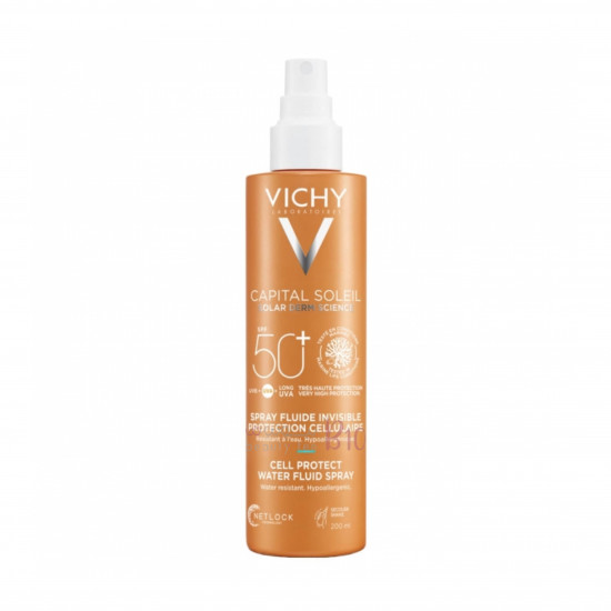 بخاخ سائل واقي شمس غير المرئي من فيشي - 200 مل