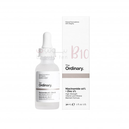 نياسيناميد 10% + زنك 1% من ذا اورديناري - 30مل