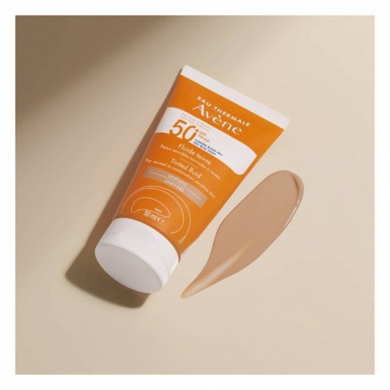 سائل واقي شمس ملون بعامل حماية50 من افين 50 مل سائل واقي شمس ملون بعامل حماية50 من افين 50 مل