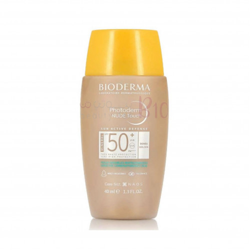 واقي شمس معدني ملون جولد  بعامل حماية 50من بيوديرما 40مل