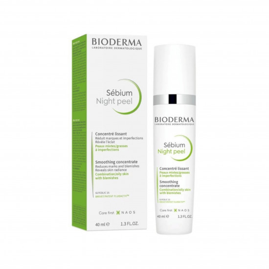 كريم بيوديرما سيبيوم  المركز للتقشير الليلي 40مل