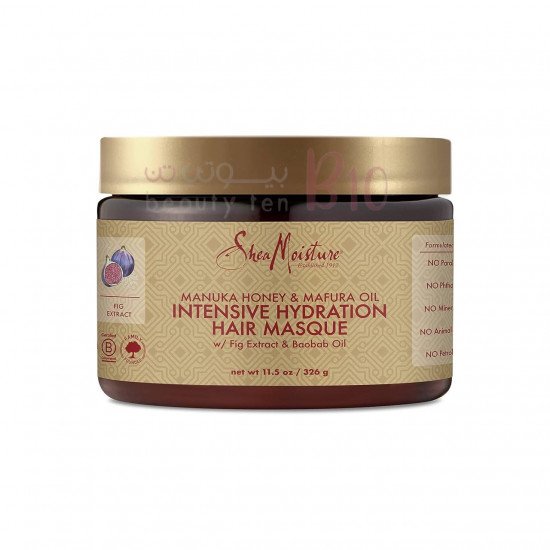 قناع الترطيب المكثف للشعر الجاف والتالف بزيت المافورا وعسل المانوكا من شيا مويستر 326جم قناع الترطيب المكثف للشعر الجاف والتالف بزيت المافورا وعسل المانوكا من شيا مويستر 326جم