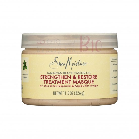 زيت خروع أسود جامايكي، قناع علاجي للتقوية والتجديد من شيا مويستر 326جم