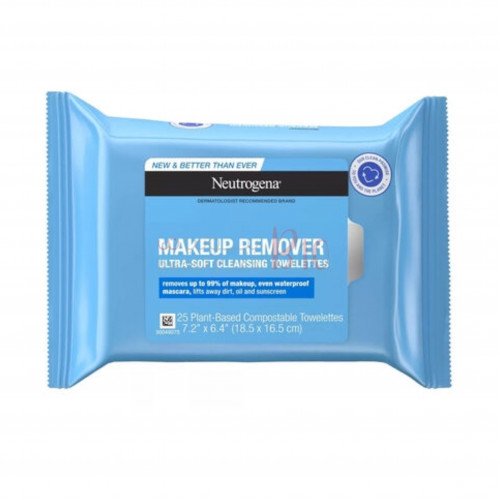 مناديل الوجه للتنظيف وازالة المكياج من نيتروجينا مناديل الوجه للتنظيف وازالة المكياج من نيتروجينا