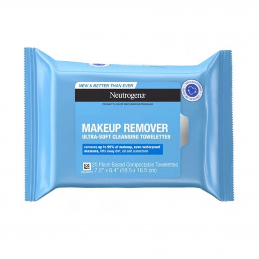 مناديل الوجه للتنظيف وازالة المكياج من نيتروجينا