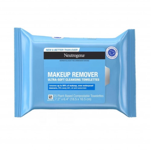 مناديل الوجه للتنظيف وازالة المكياج من نيتروجينا مناديل الوجه للتنظيف وازالة المكياج من نيتروجينا