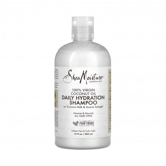 شامبو الترطيب اليومي بزيت جوز الهند البكر 100٪ من شيا مويستر-384مل