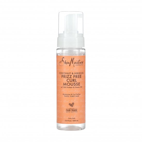 شيا مويستر رغوة لشعر مموج بدون هيشان، جوز الهند والكركديه،222مل