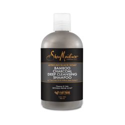 Shea Moisture Bamboo Charcoal Deep Cleansing Shampoo with Tea Tree Oil and Willow Bark - 384ml