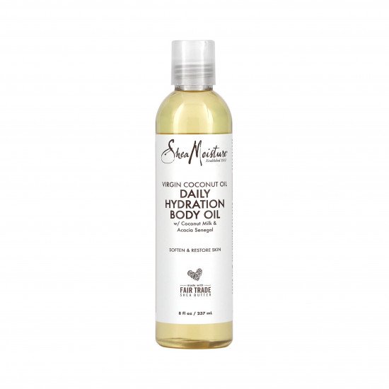 زيت الجسم للترطيب اليومي بزيت جوز الهند البكر من شيا مويستر - 237 مل