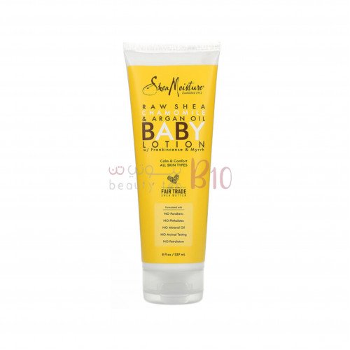 غسول الأطفال بزيت الأرغان وزيت الشيا الخام لجميع أنواع البشرة من شيا مويستر - 237 مل