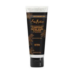 Shea Wester Purifying Face Wash &amp; Scrub African Black Soap - 113 gm