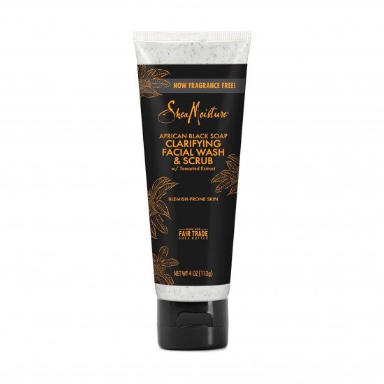 غسول وصنفرة تنقية الوجه صابون اسود افريقي من شيا ويستر - 113 جم