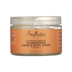 Shea Moisture Coconut &amp; Hibiscus Whitening Scrub - 340gm