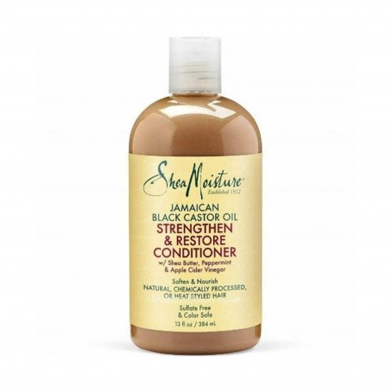 بلسم تقوية وترميم الشعر بزيت الخروع الأسود الجمايكي من شيا مويستر - 384 مل