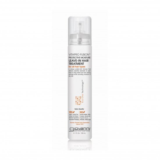 ترطيب واقٍ علاج يُترك على الشعر لجميع أنواع الشعر من جيوفاني -150 مل