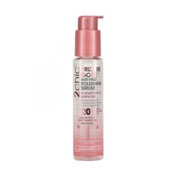 Giovanni 2chic Frizz Be Gone Smoothing Frizzy Hair Serum for Unmanageable Hair, with Shea Butter and Sweet Almond Oil, (81 ml)