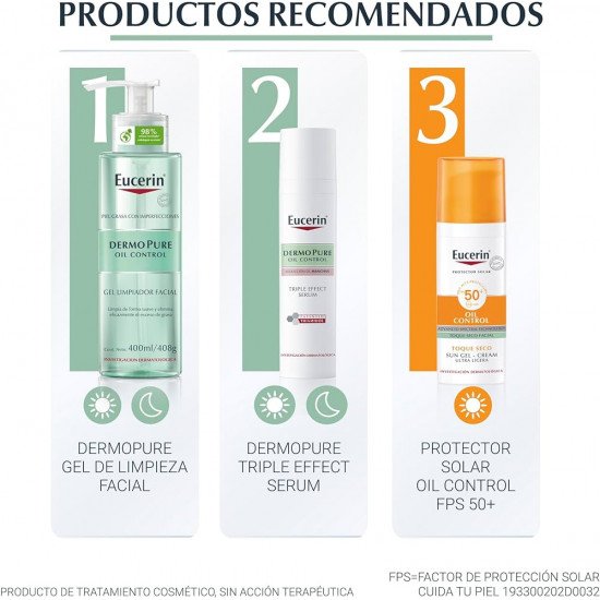 ديرموبيور للتحكم بالزيوت بتأثير ثلاثي للحد من علامات حب الشباب من يوسرين 40مل