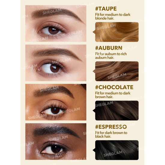 ختم ملون لتعبئة الحواجب من شيقلام- اسبريسو ختم ملون لتعبئة الحواجب من شيقلام- اسبريسو