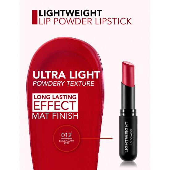 أحمر شفاه بودرة شفاه خفيف الوزن من فلورمار 012