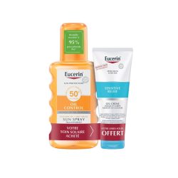 EUCERIN OIL CONTROL SPRAY SPF50+ 200ML + AFTER SUN GEL CREME 50ML