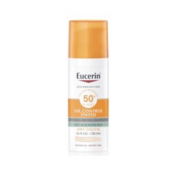 Eucerin Sun Oil Control Tinted Gel-Cream Dry Touch SPF50+ Light -50ml