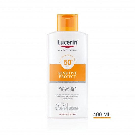 يوسرين لوشن الحماية من الشمس خفيف للغاية بعامل حماية من الشمس 50+ 400 مل