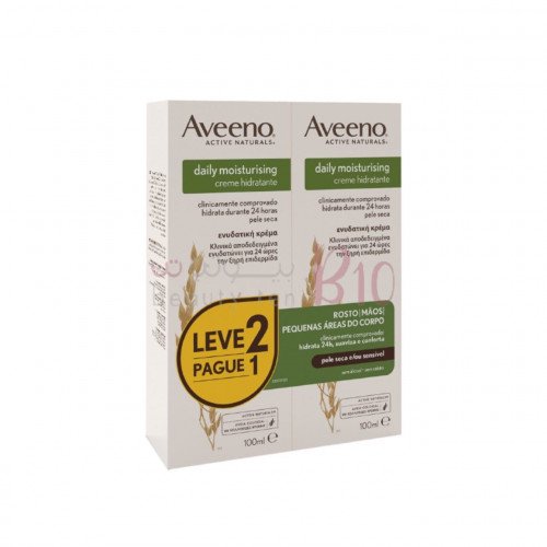 كريم مرطب أفينو ديو 2 × 100 مل