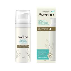 AVEENO FACE CALM + RESTORE® RE-HYDRATING NIGHT CREAM