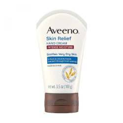 Aveeno Skin Relief Intense Moisture Hand Cream with Soothing Prebiotic Oat for Dry Skin 100g