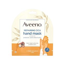 Aveeno Shea Repair Hand Mask, Two Disposable Gloves