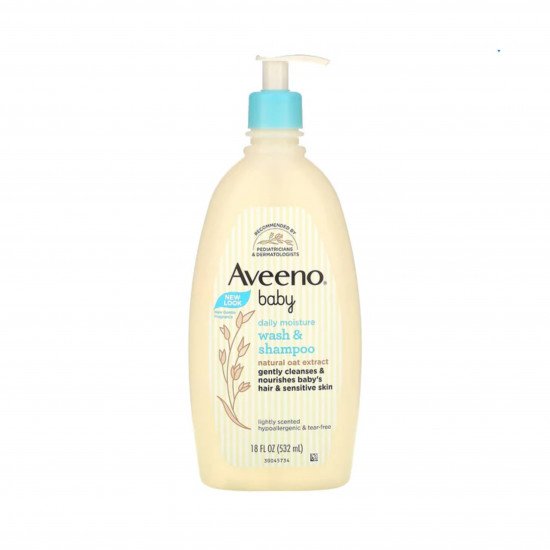 شامبو وغسول للأطفال للترطيب اليومي بعطر خفيف - 532 مل