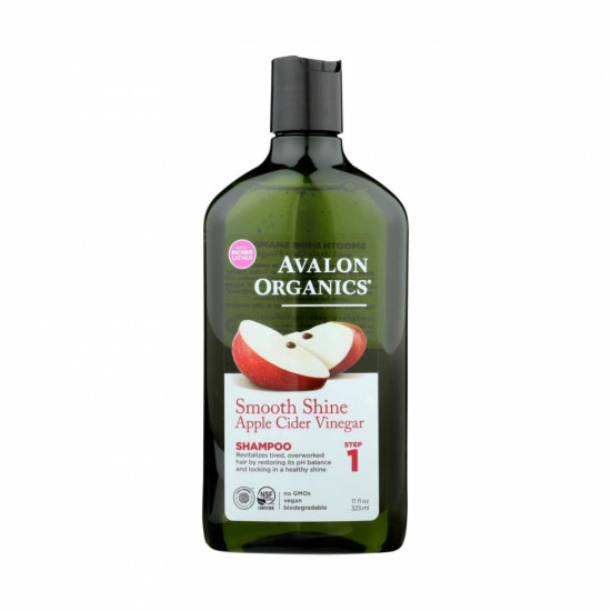 شامبو خل التفاح من افالون اورجانيك 325 مل