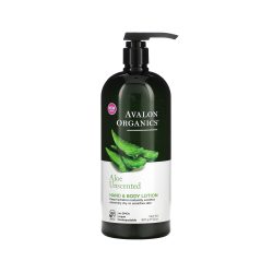 Avalon Organics Hand and Body Lotion with Aloe Vera Extract Unscented - 907 gm