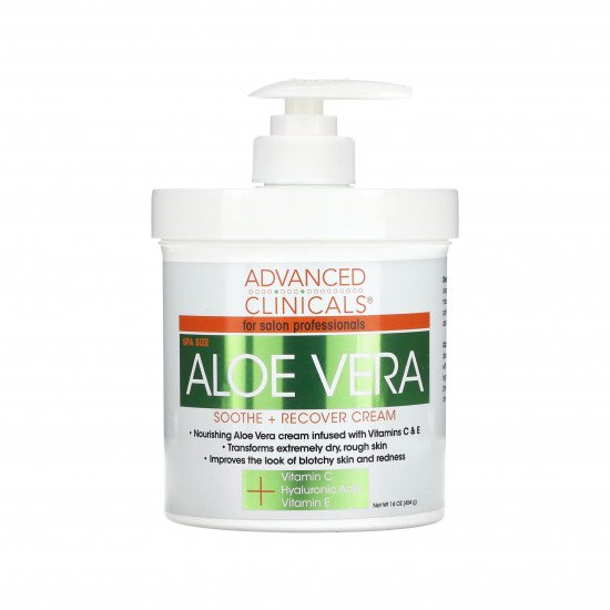 كريم التهدئة والترطيب بالالوفيرا من ادفانس كلينيكلز 454جم