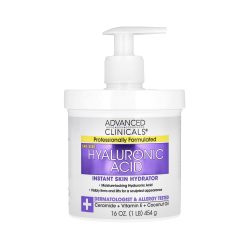 Advance Clinics Instant Skin Moisturizer with Hyaluronic Acid, 1 lb